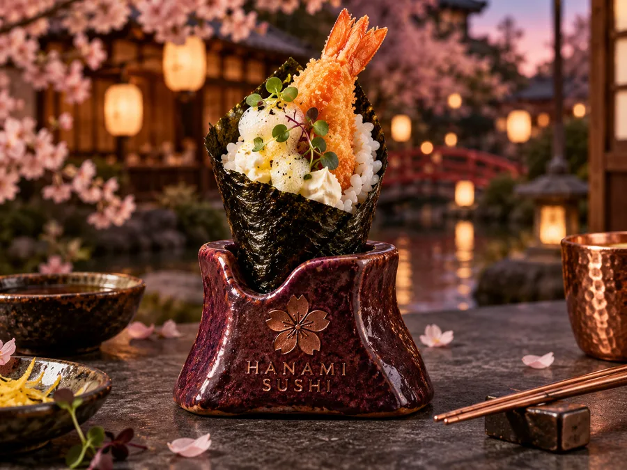 Temaki Ebi Flor de Cobre